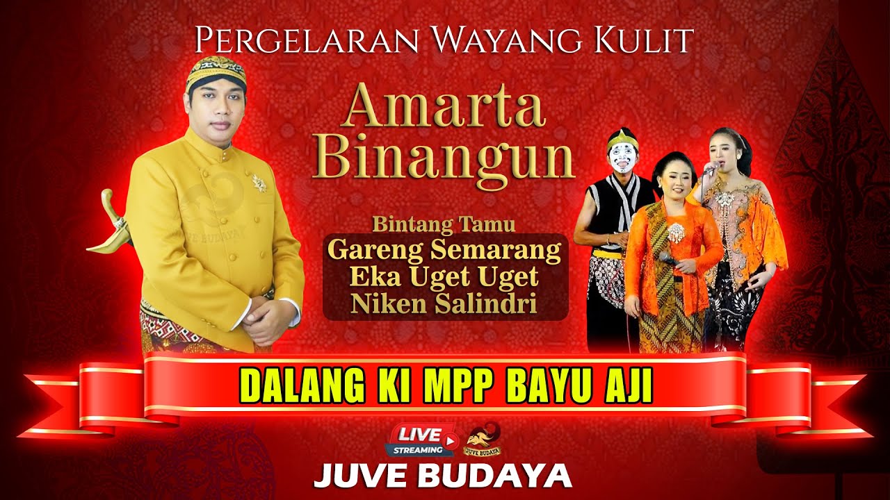 🔴 WAYANG KULIT KI BAYU AJI - FEAT NIKEN SALINDRI & GARENG SEMARANG - AMARTA BINANGUN (REC)
