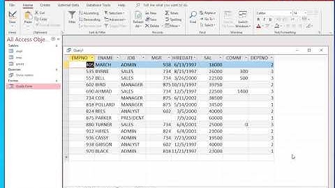 Writing a SQL Query in Access