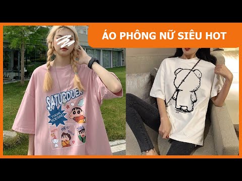 Video List 100 Mẫu Áo Phông Nữ Tay Lỡ | Áo Thun Form Rộng... - youtube