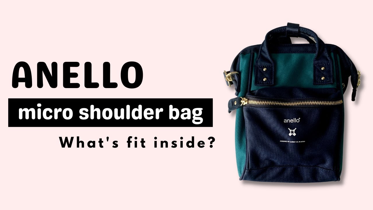 Anello Micro Shoulder Bag, Sling Bag, Mini Backpack, Original from  Japan