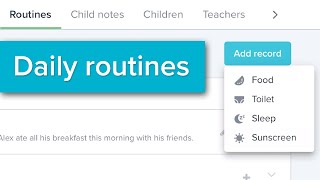 Daily Routines In Storypark