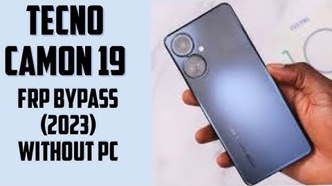 Tecno camon 19 frp bypass (2023) : android 11|12 without pc