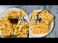 Easy jam tart squares lets bakeeasy recipes yt