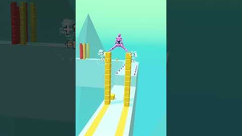 Stack surf 3d android gameplay level 55 #stacksurf3d #cubesurfer #asplaygames #shorts