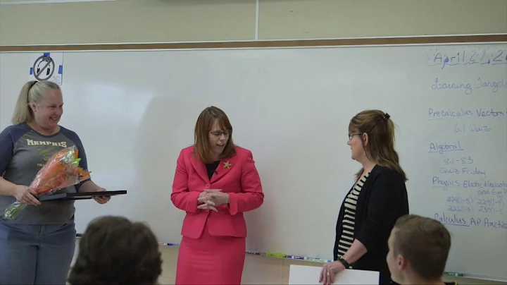 April 2017 Distinguished Teacher of Month - Theres...