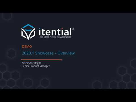 [Itential 2020.1] Product Release Overview