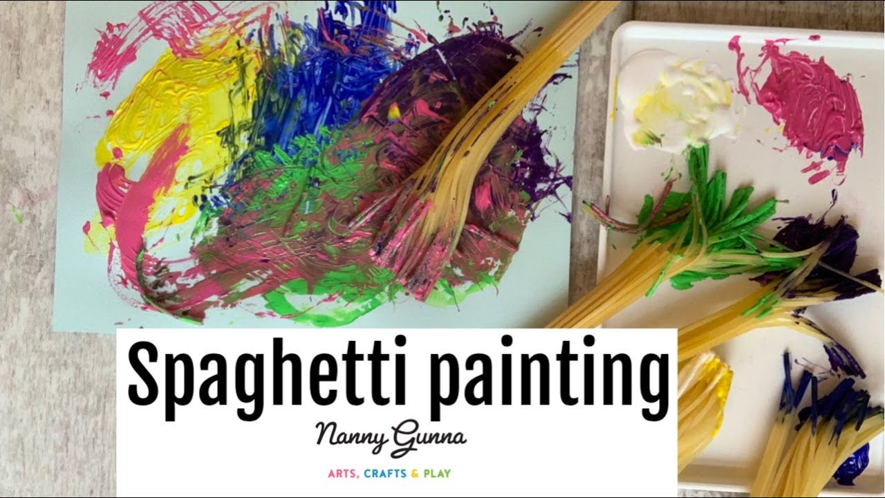 Spaghetti painting YouTube