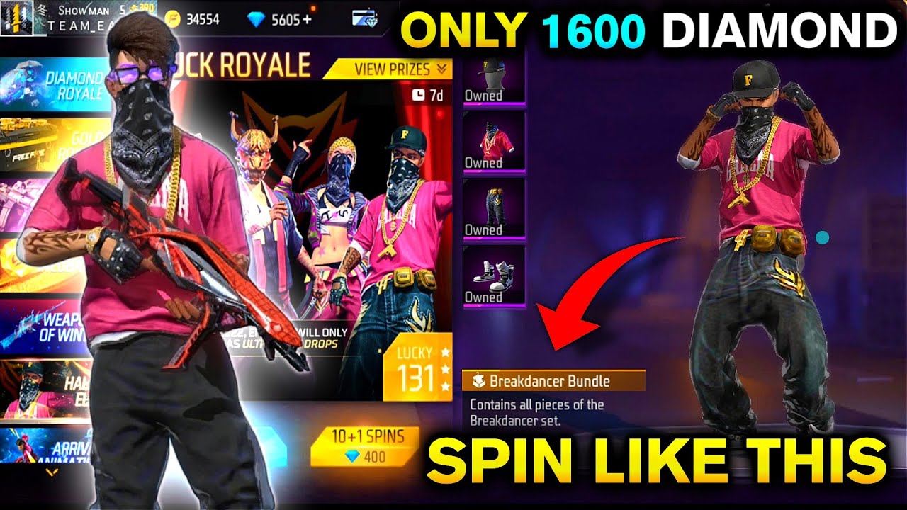 HALL OF ELITES EVENT | ONE SPIN TRICK | FREE FIRE NEW EVENT | ELITE PASS RETURN - GARENA FREE FIRE