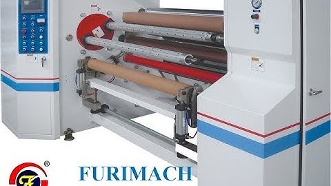 1.8M Double-shaft Cello Tape Rewinding Machine with Auto Cut-off
