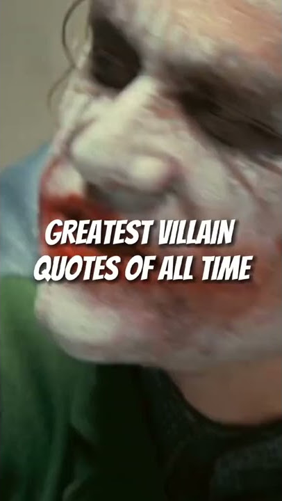 GREATEST 🔥VILLAIN QUOTES 🔥OF ALL TIME#motivation #boysquotes #shorts #quotes#joker#quotesbest#viral