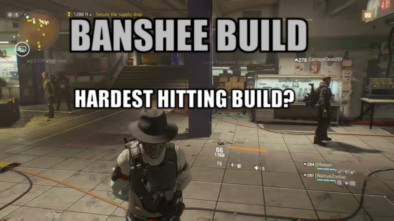 Banshee build!! Destroy rogues!! 1.8 the division.