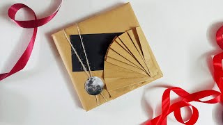 Diy gift wrapping ideas طريقه سهله  هديه عيد ميلاد(تغليف الهدايا بالورق )ومبتكره لتغليف الهدايا