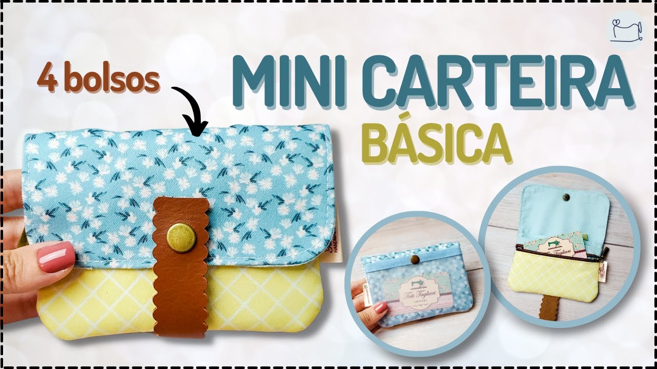 Mini Carteira Básica | Costura Criativa para Iniciantes