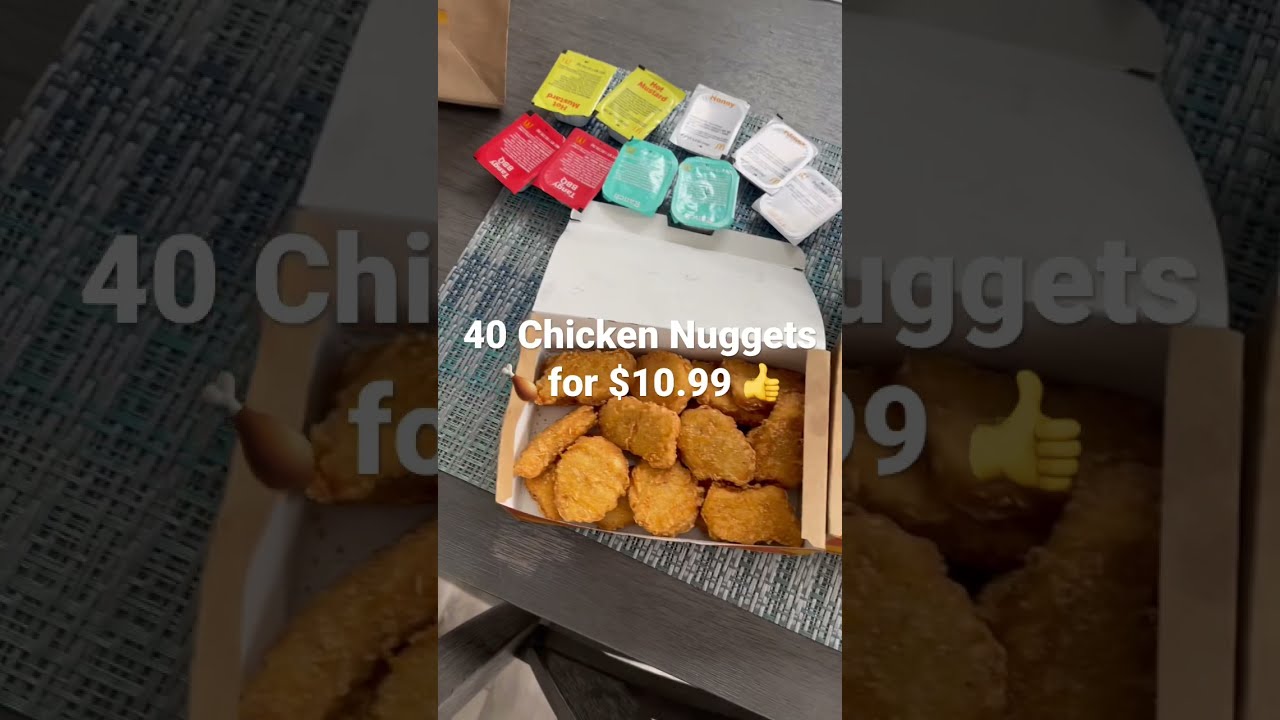 McDonald S 40 Nuggets 10 99 Food