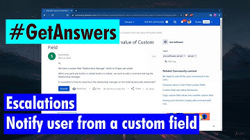 GetAnswers - Notify user from custom field