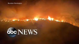 Deadly wildfire emergency out West