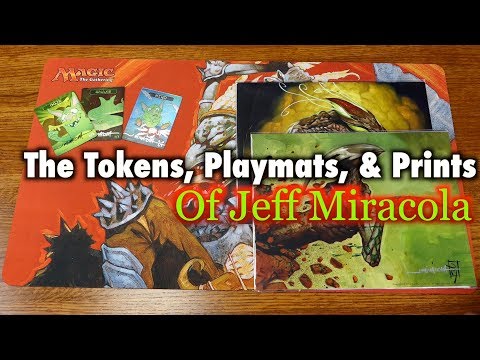 MTG - The Tokens, Playmats, And Art Prints Of Jeff Miracola For Magic: The Gathering