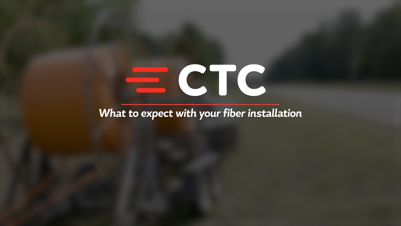 What to expect with your fiber installation - YouTube