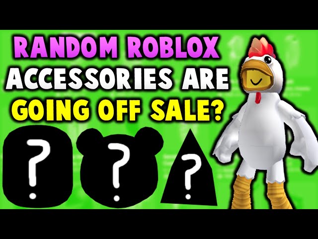 Roblox took 3 free items off sale *sad* 😭 