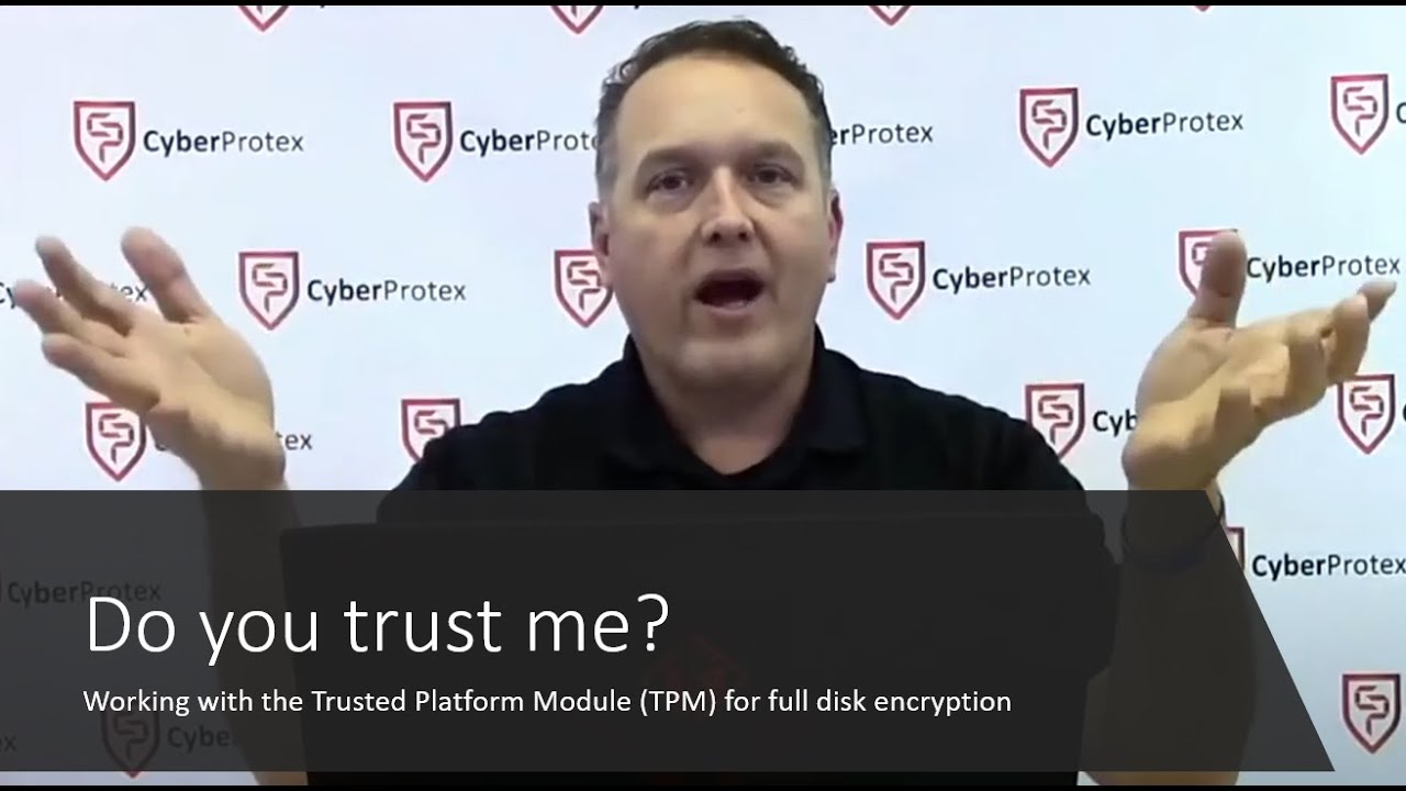 Do you trust me? Trusted Platform Module (TPM) - YouTube