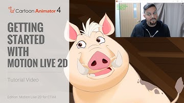 Cartoon Animator 4 Facial Mocap Tutorial - Getting Started with Motion LIVE 2D (Face Mocap)