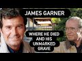 JAMES GARNER Unmarked Grave - Rockford Files / Notebook Star Where He Died and Is He Buried Here?