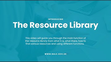 New website: Using the resource library