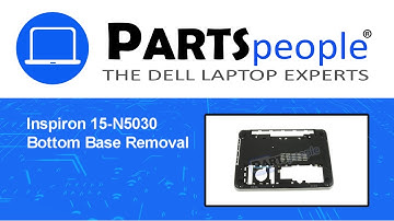 Dell Inspiron 15 N5030 (P07F003) Bottom Base How-To Video Tutorial