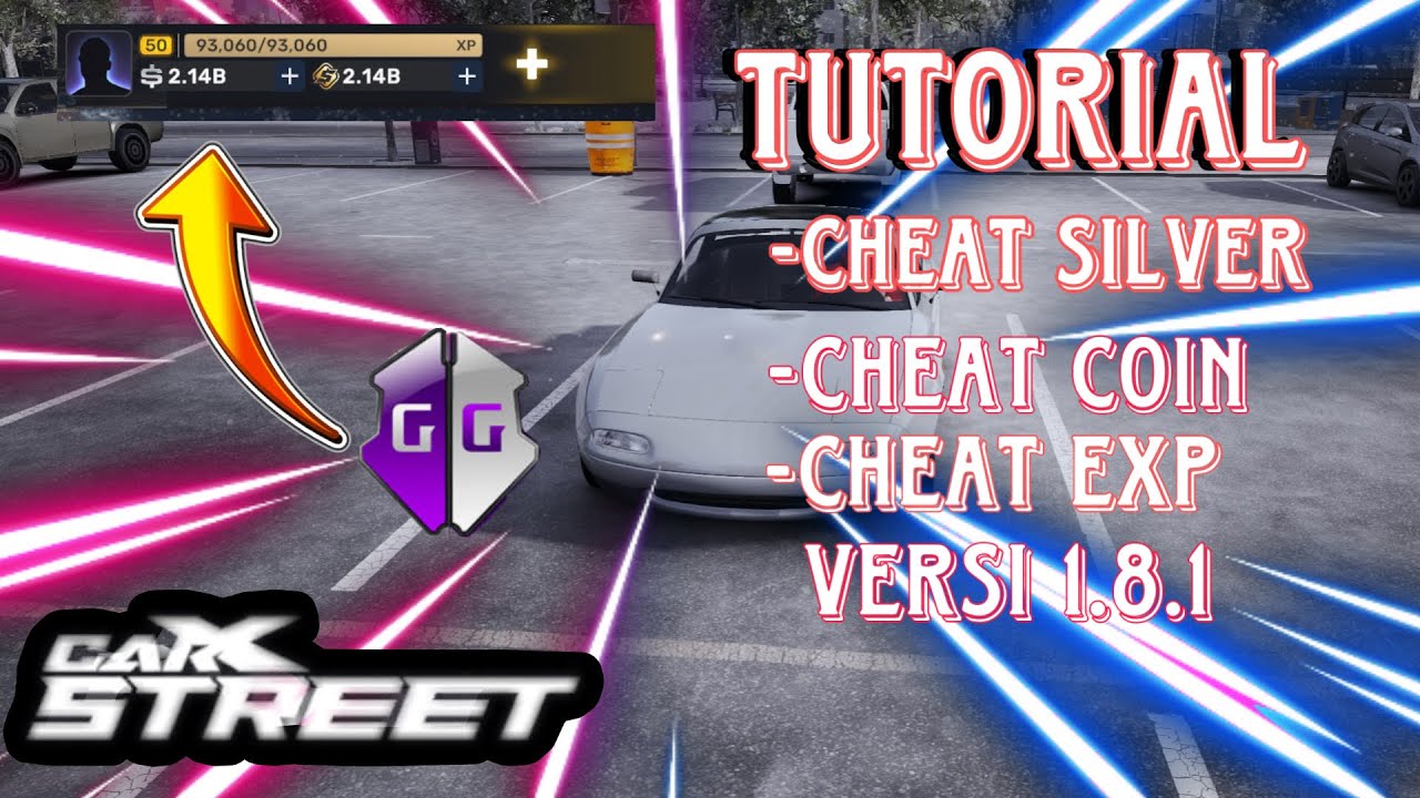 Tutorial Cara Cheat Carx Street Versi 1.8.1Menggunakan Game Guardian - Dijamin 100%Work