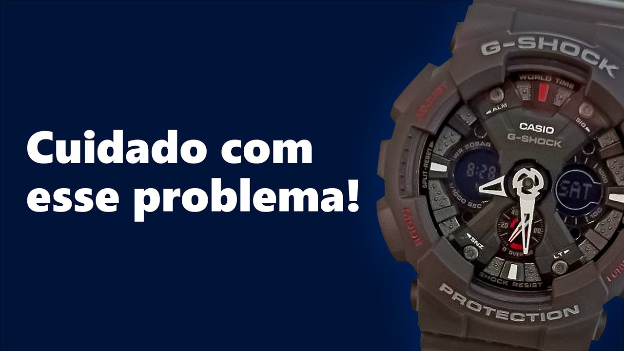 Cuidados na Manutenção do G-Shock