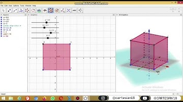 TUTORIAL MEMBUAT JARING - JARING KUBUS DAN IRISAN KUBUS MENGGUNAKAN APLIKASI GEOGEBRA