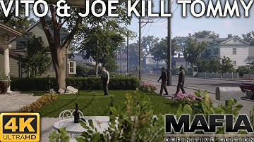 Mafia Definitive Edition Vito And Joe Kill Tommy Scene - Mafia 1 Remake