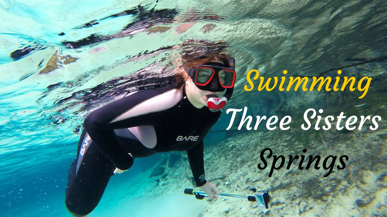 Snorkeling at Three Sisters Springs - YouTube
