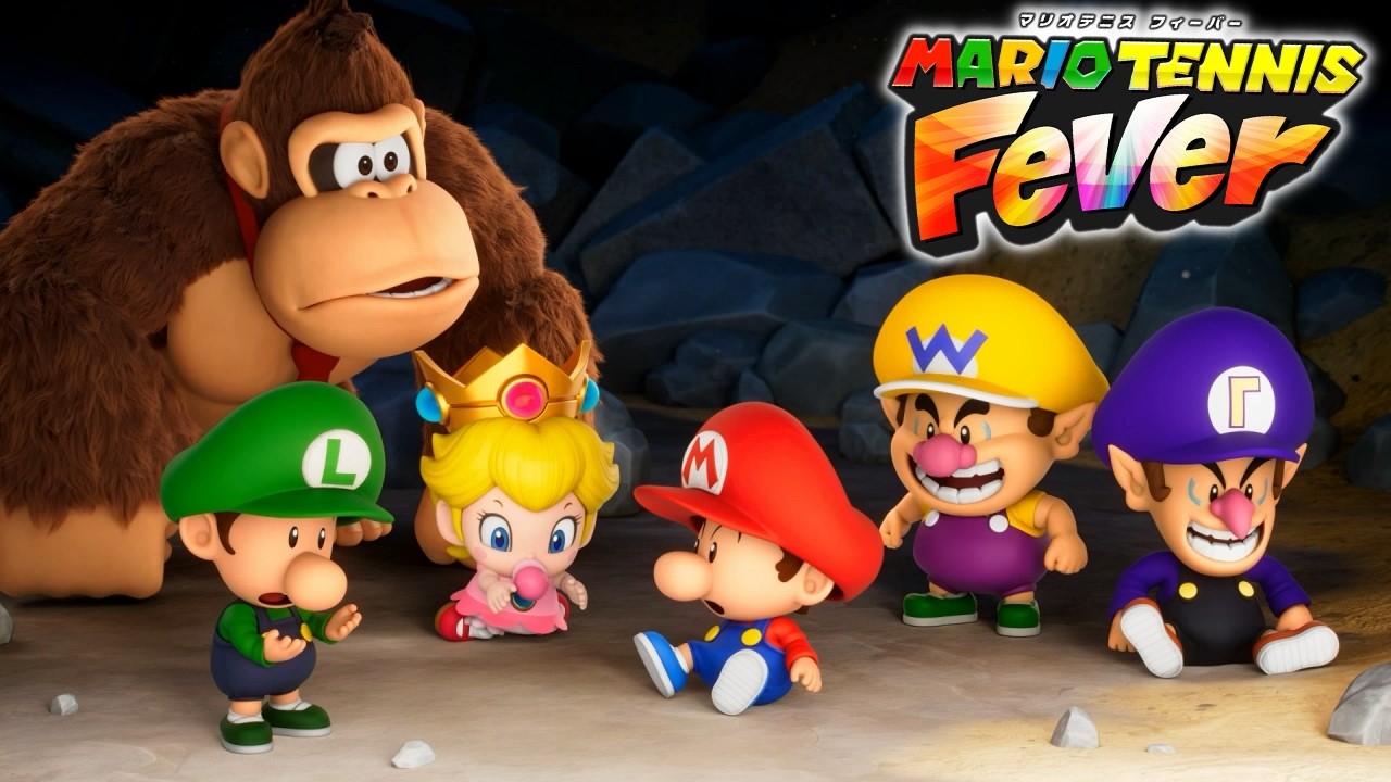 謎の魔物に小さくされたので、倒す為にテニスします『マリオテニス フィーバー』