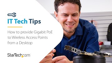 How to Provide Gigabit PoE to Wireless Access Points from a Desktop | IT Technician Tech Tips