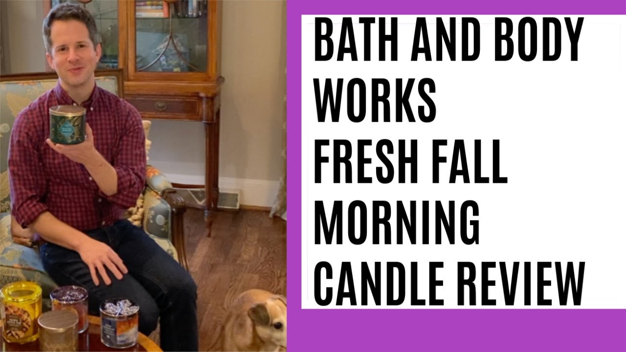 Bath and Body Works Fresh Fall Morning Candle Review YouTube