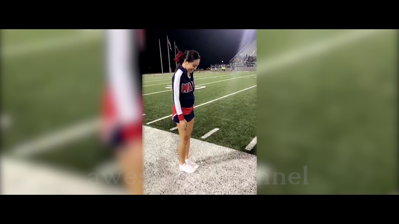 Cheerleader Ariel Viral Invisible Box challenge . Challenge now