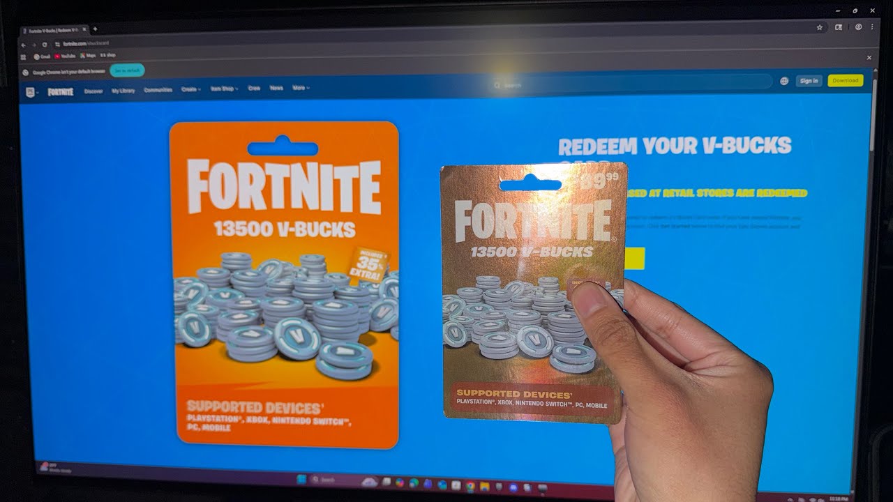HOW TO REDEEM FORTNITE V-BUCKS CODE ON ALL PLATFORMS IN 2026! - YouTube