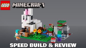 LEGO Minecraft Rabbit Ranch (21181) Set Build & Review