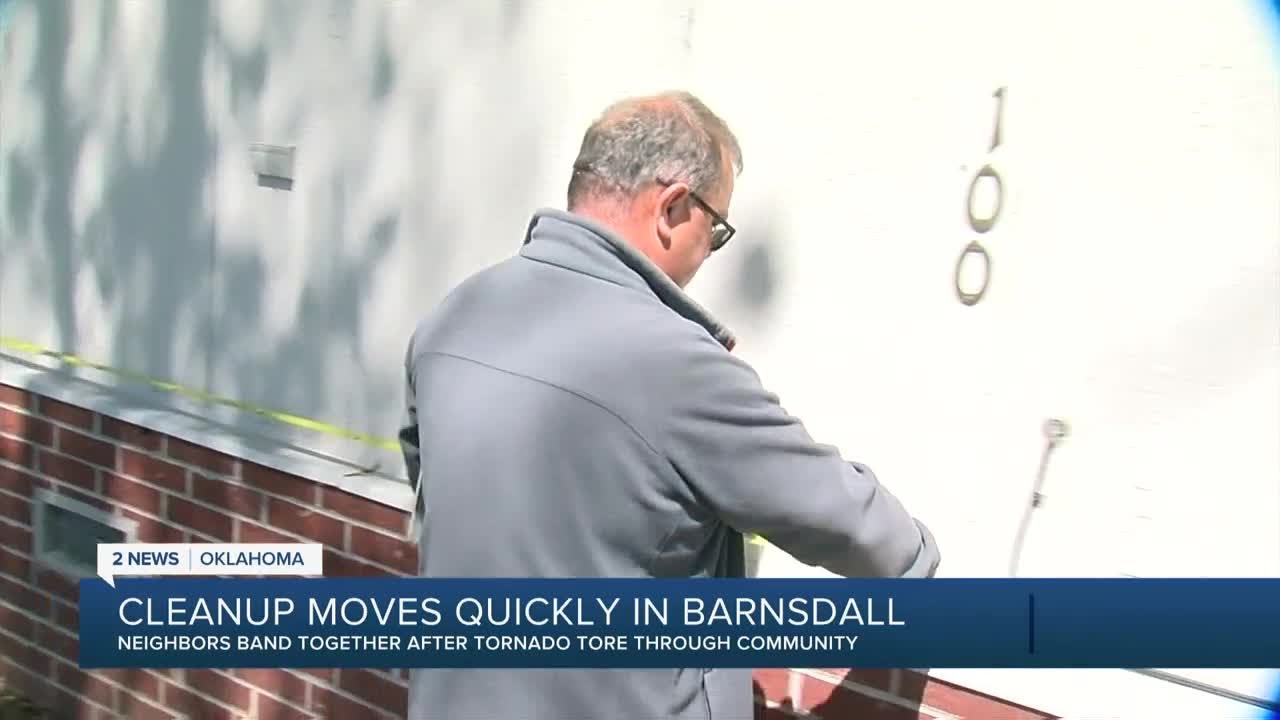 'Little town with big heart': Cleanup progresses in Barnsdall after ...