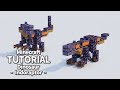 How to build an Indoraptor in Minecraft 🦖 (Easy Tutorial)