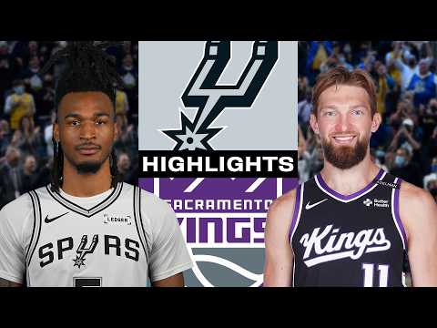 Highlights: San Antonio Spurs PUT ON A SHOW Vs Sacramento Kings