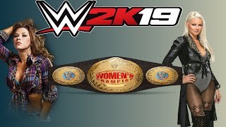 WWE 2K19 Maryse Vs Mickie James WWE Women's Championship