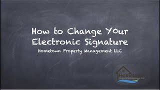 How to Edit Your Signature as a Tenant Using Appfolio