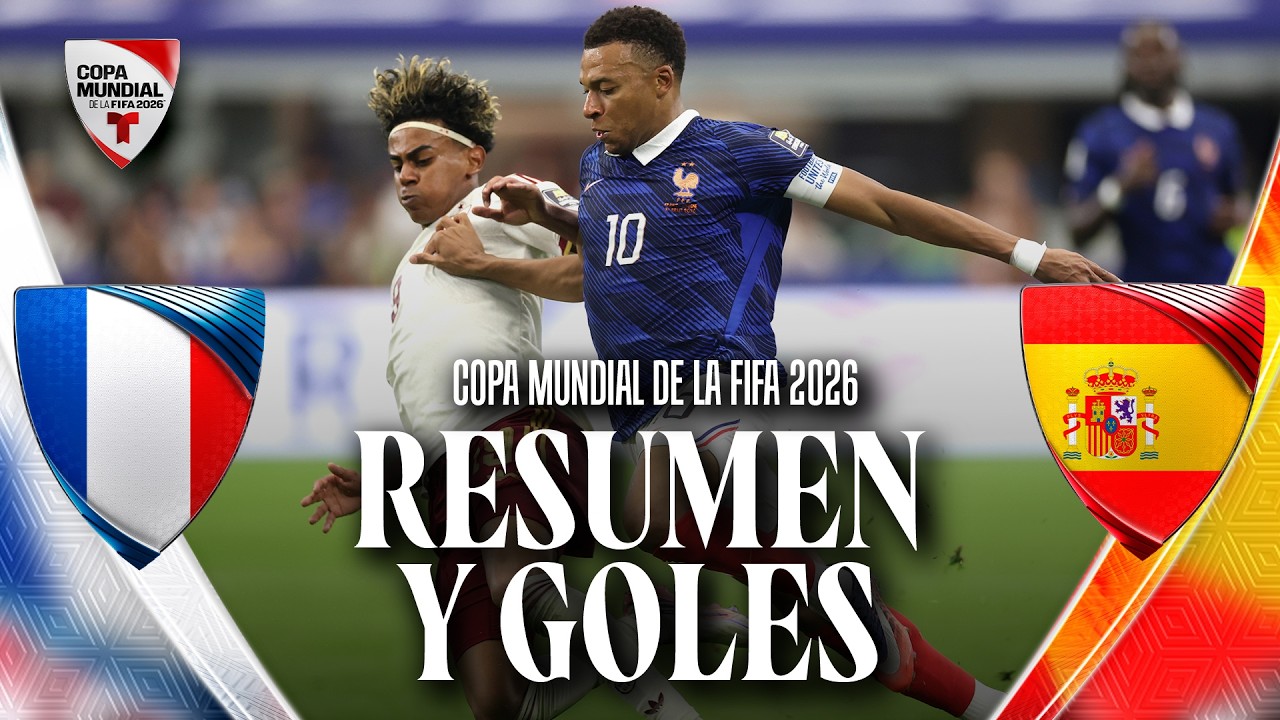 ⁣Francia vs. España | Resumen y Goles | Copa Mundial de la FIFA 2026 | Telemundo Deportes