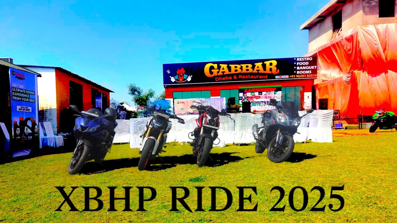 Xbhp ride 2025 ! Some crazy events 🔥 |police bhi aagaii 😰