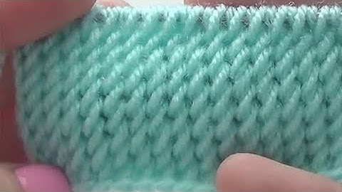 Super easy only 2 rows repeat knitting pattern for all knitting projects.