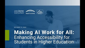 Making AI Work for All: Enhancing Accessibility for Students in Higher Education