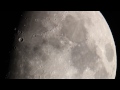 Moon through Telescope (Plane Transit)