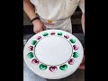 Large Circle Decoration Painting Process Learning to Paint from Scratch